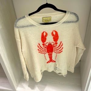 Wildfox distressed sweater